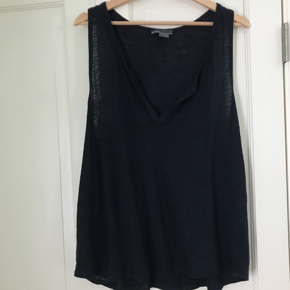 Navy blue tank top